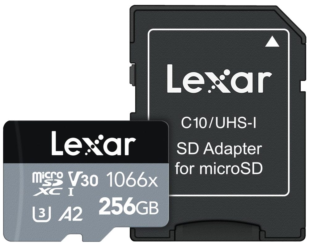 Professional 1066x 256GB microSDXC, UHS-I Card