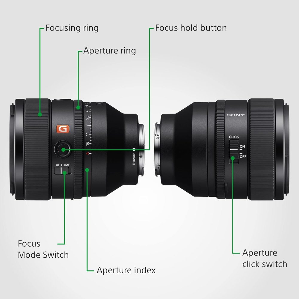 Sony E Mount Sony FE 50mm F1.2 GM Full-Frame Lens (SEL50F12GM) | Standard Prime | Premium G Master - Image 3